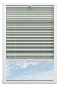 Pleated (Blackout), Chiffon - Perfect Fit Blind